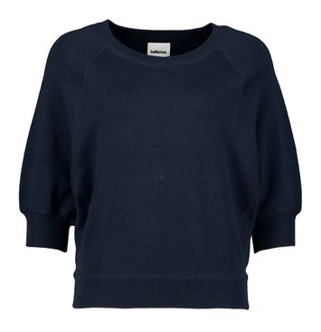 Donkerblauwe katoenen oversized trui Anglet Bellerose