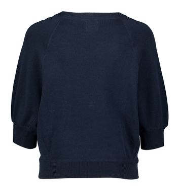 Donkerblauwe katoenen oversized trui Anglet Bellerose