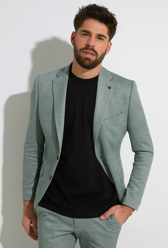 Lichtgroen geklede broek Zuitable 