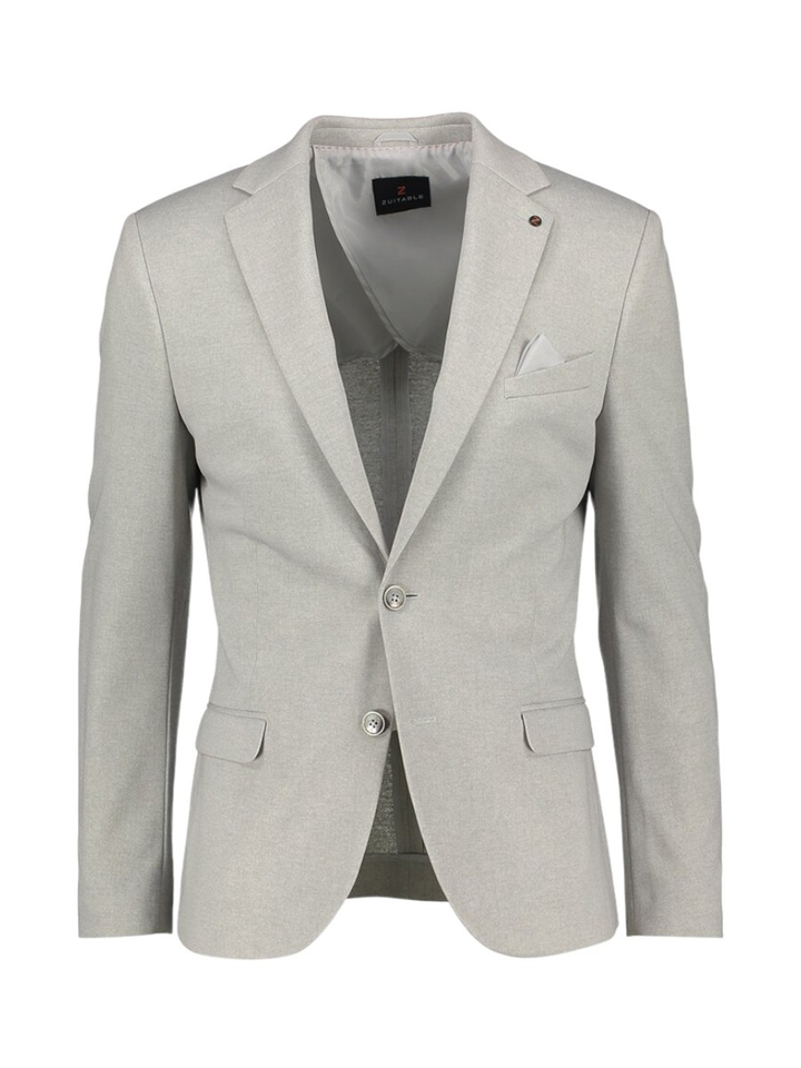 Lichtgrijze blazer Zuitable
