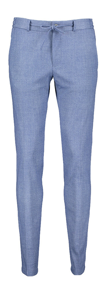 Jeansblauwe geklede broek Zuitable