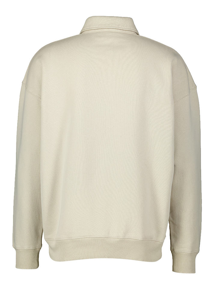 Beige trui met kraag Olaf