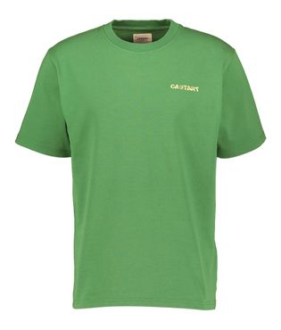 Castart Groene katoenen t-shirt met korte mouwen en opdruk op de achterkant Dojo