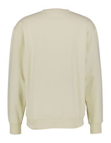 Cement kleurige sweater met logo Blockhead NNSN