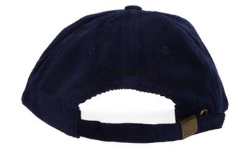 Donkerblauwe ribfluwelen pet NNSN