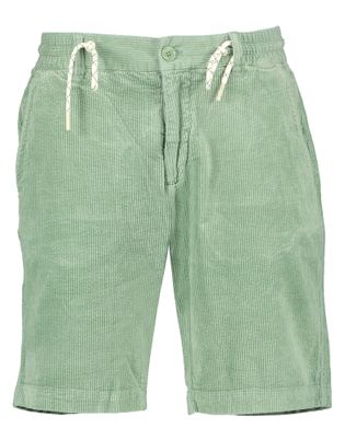 Dstrezzed Lichtgroene katoenen ribfluwelen short Logan Rib