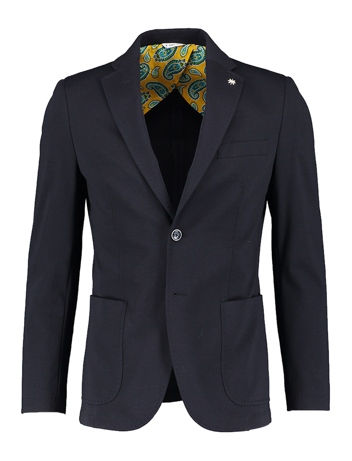 Donkerblauwe kostuum blazer Manuel Ritz