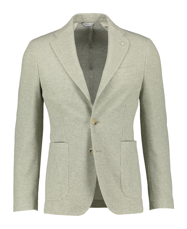 Grijsgroene blazer met knopen Manuel Ritz