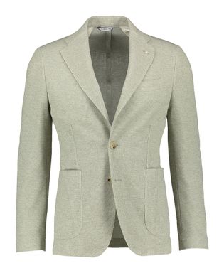 Manuel Ritz Grijsgroene blazer met knopen