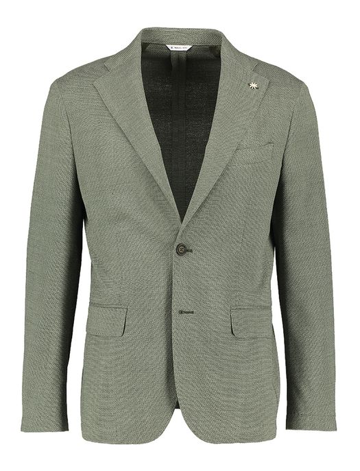 Groene blazer met structuur Manuel Ritz
