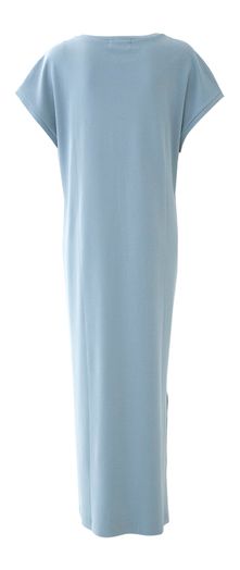 Blauwe lange sweater jurk Denise Nathalie Vleeschouwer 