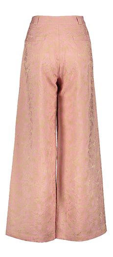 Roze bloemenprint lange broek Bolivar Nathalie Vleeschouwer 