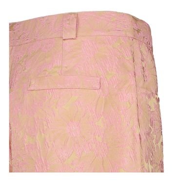 Roze bloemenprint lange broek Bolivar Nathalie Vleeschouwer 