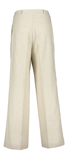 Greige katoenen broek Cezar Nathalie Vleeschouwer