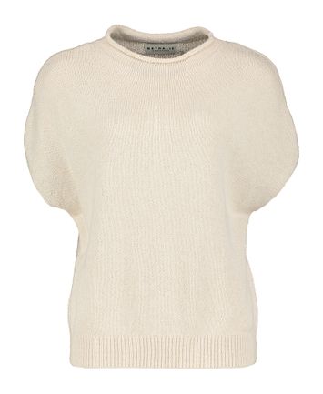 Ecru gehaakte pull Mill Nathalie Vleeschouwer 