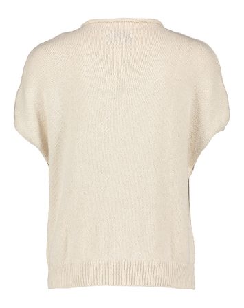 Ecru gehaakte pull Mill Nathalie Vleeschouwer 