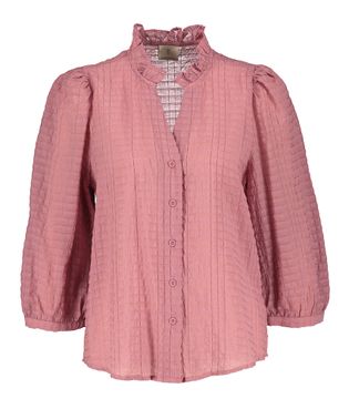 Peppercorn Oudroze blouse met driekwart mouwen Giselle
