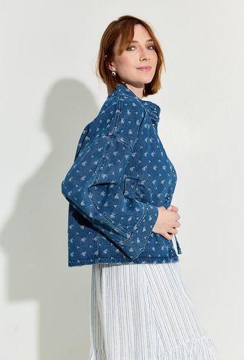 Blauwe jeansjas met details Gustava Peppercorn
