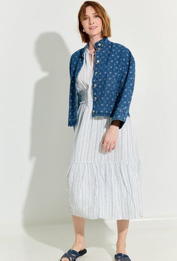 Blauwe jeansjas met details Gustava Peppercorn