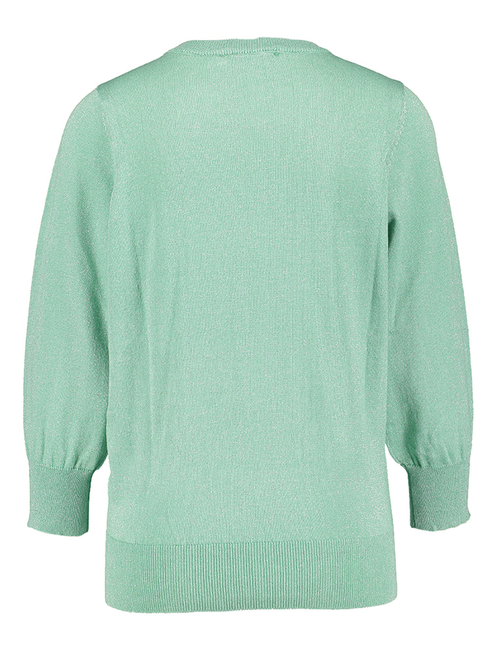 Groen metallic Remi Long Sleeve Peppercorn