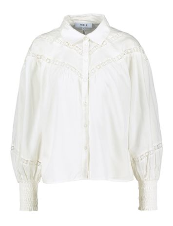 Witte bloes met broderie detail Kristen Minus
