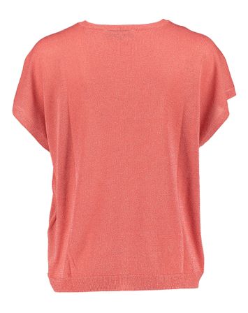 Rode t-shirt met glitter Carlina Minus 