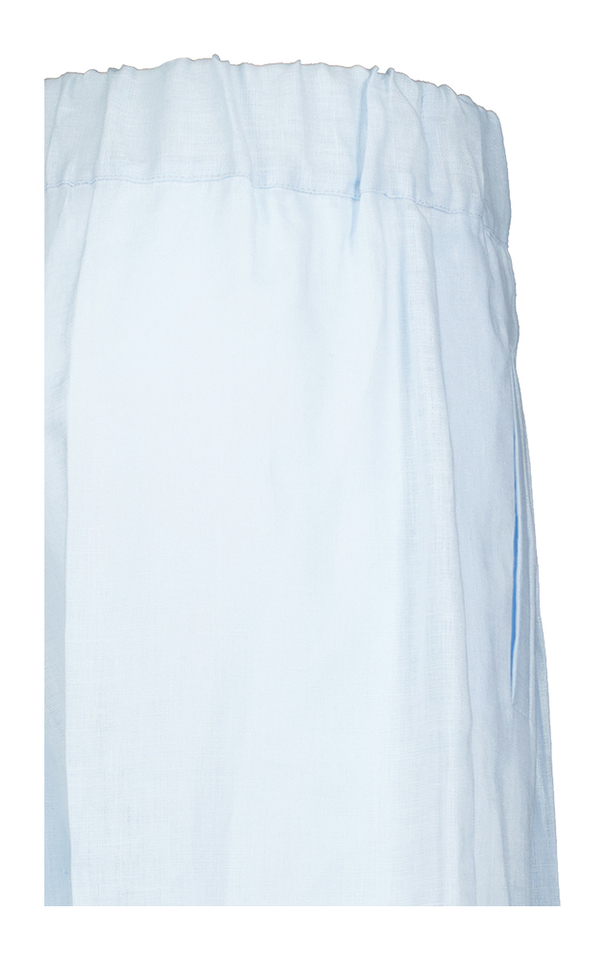 Lichtblauwe linnen broek Semicouture