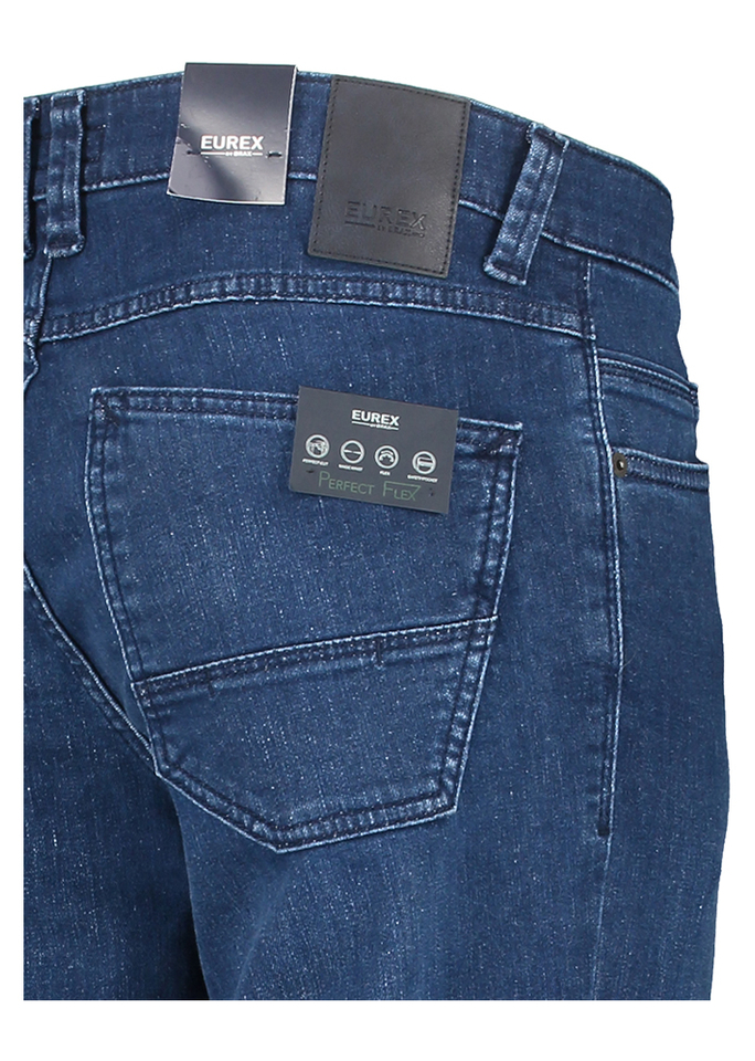 Donkerblauwe regular fit  jeans Luke Brax