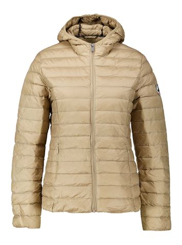 Beige padded jas met kap Cloe Jott