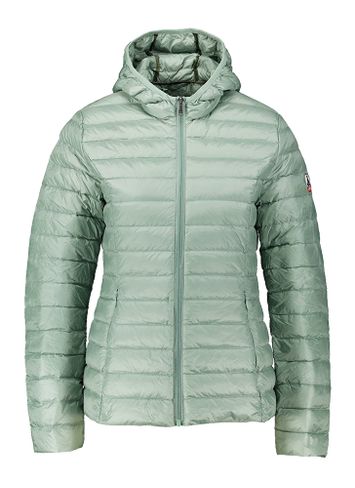 Groene jas met kap Cloe Jott