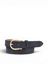 Donkerblauwe suède riem K&J 