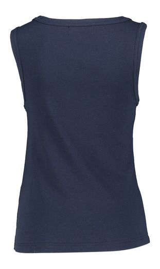 Mid day blue top Lullu Withblack 