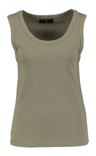 Groene top Lullu Witblack 
