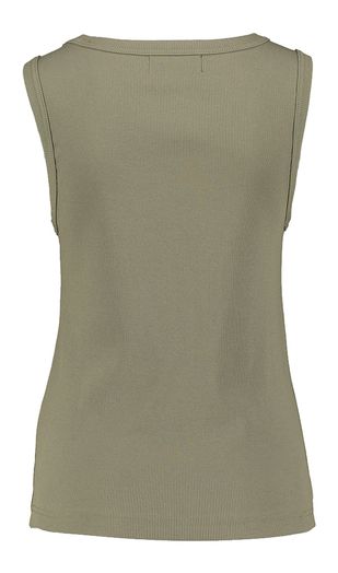 Groene top Lullu Witblack 