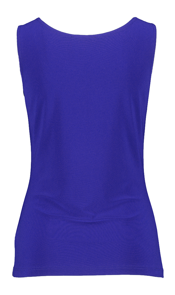 Kobaltblauwe set met top en doorzichtige gilet Joseph Ribkoff