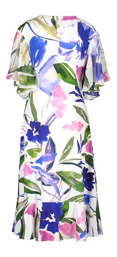 Halflange jurk in bloemenprint Joseph Ribkoff