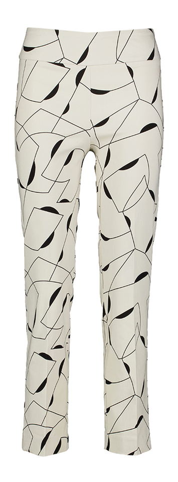Beige broek met print Joseph Ribkoff