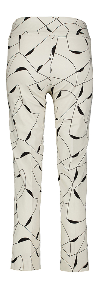 Beige broek met print Joseph Ribkoff