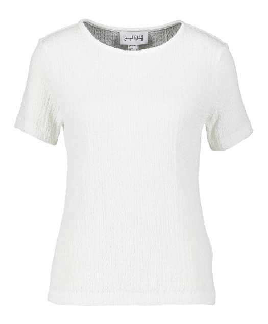 Witte t-shirt met structuur Jospeh Ribkoff