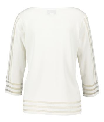 Ecru trui met details van nylon Joseph Ribkoff 
