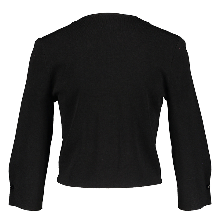 Zwarte korte openvallende gilet Joseph Ribkoff