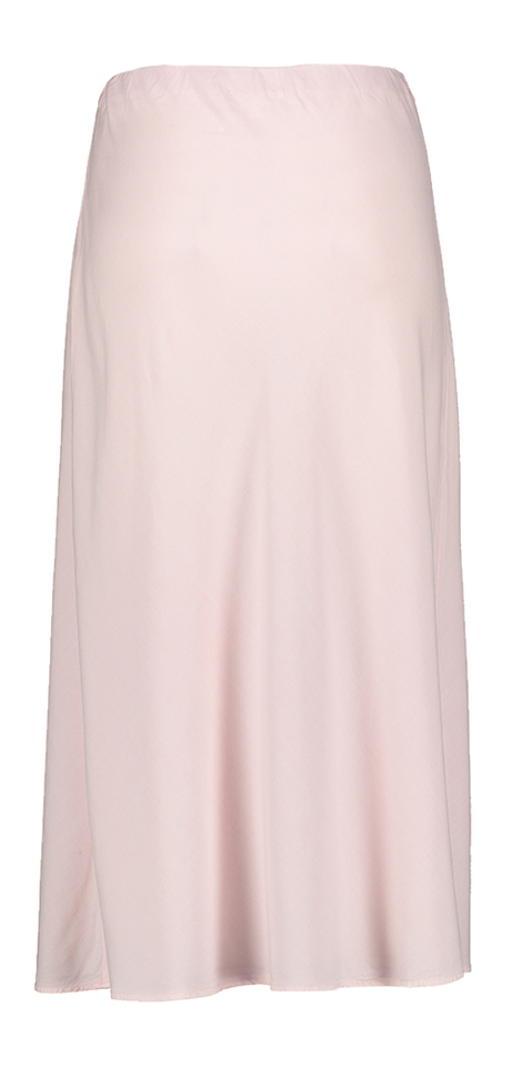 Roze halflange rok met elastiek Bella Dahl