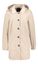 Beige halflange regen afstotende jas Carline Stand 