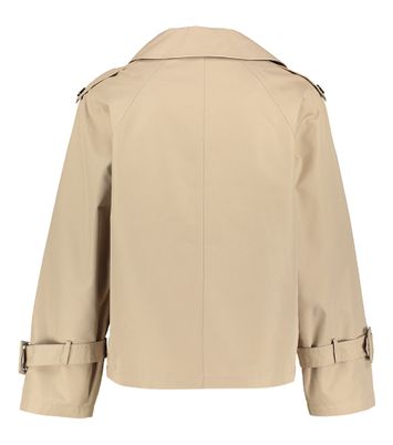 Beige korte trenchcoat Margot Oakwood