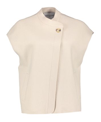 Beige gilet met knoopsluiting Zelie Oakwood