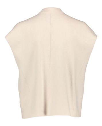 Beige gilet met knoopsluiting Zelie Oakwood