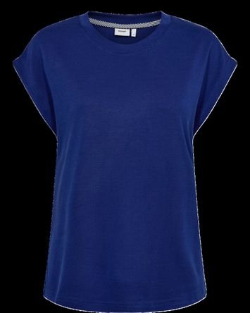 Kobaltblauwe t-shirt Nulizy Top Numph 