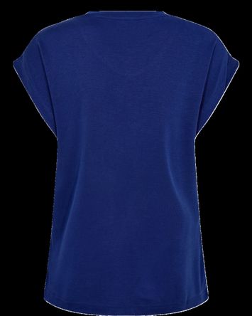 Kobaltblauwe t-shirt Nulizy Top Numph 