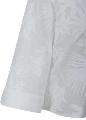 Wit bloes met bloemenprint Riani 