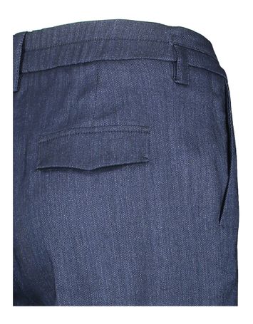 Blauwe geklede broek in jeanslook Riani